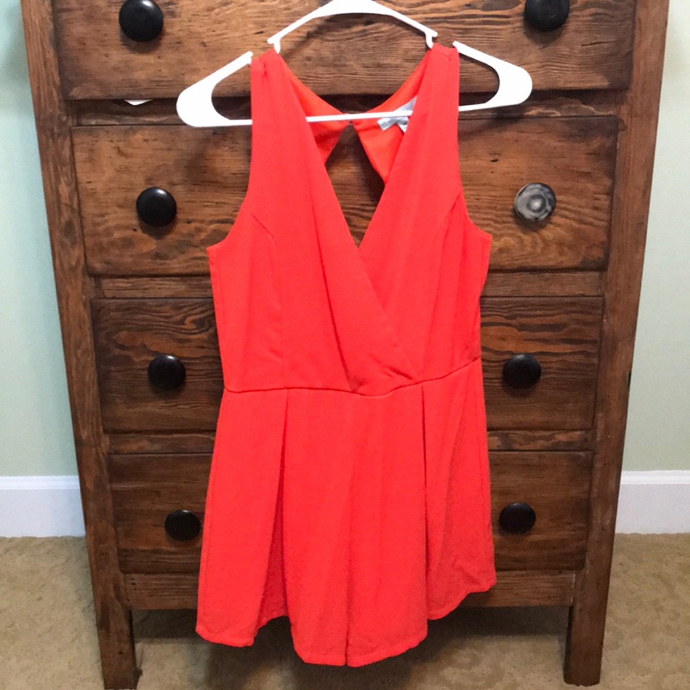 Orange Romper